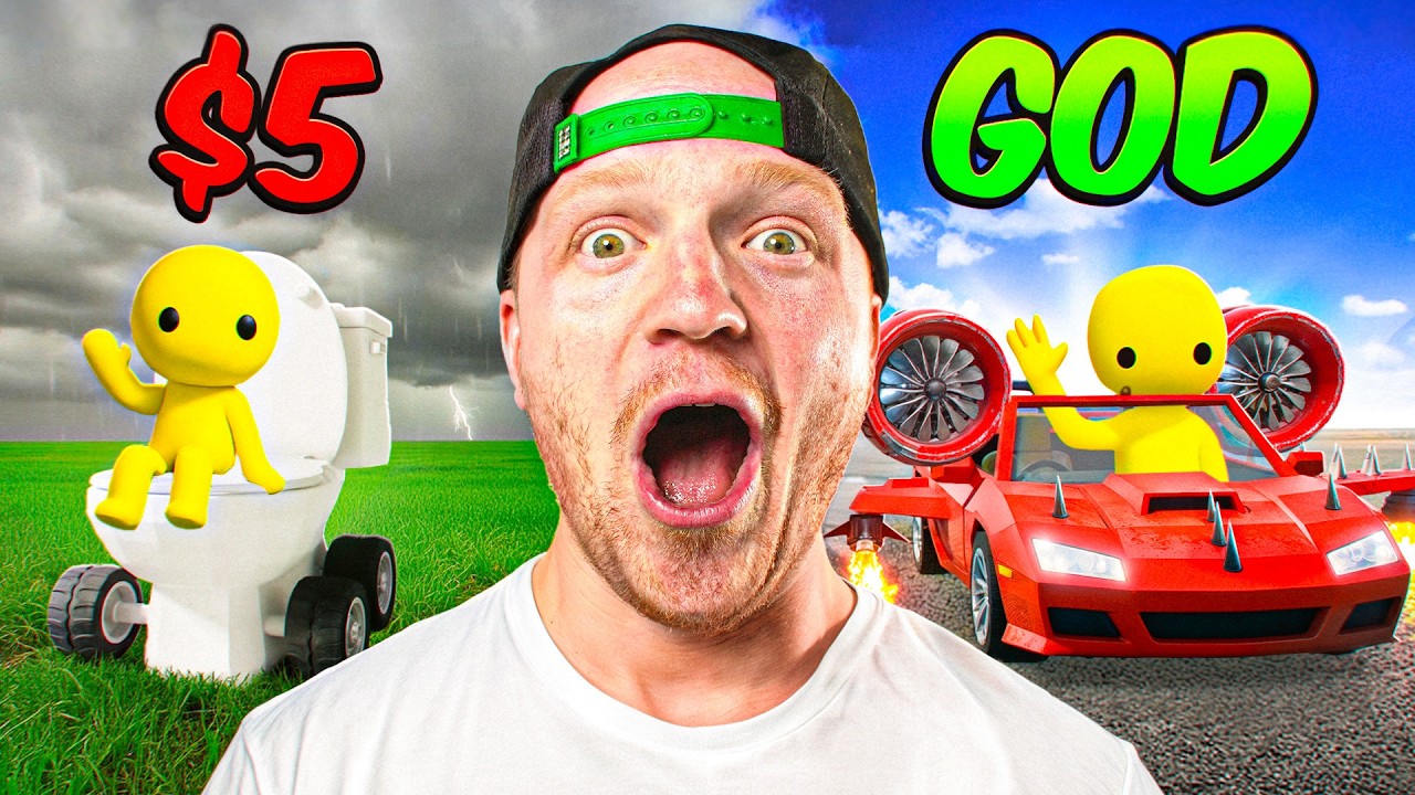 Upgrading my $5 Car to GOD CAR In Wobbly Life!