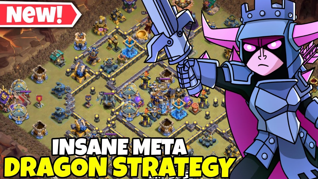Dragon Easy Th18 CWL Attack Strategy | Clash of Clans Th18 Dragon Attack Strategy