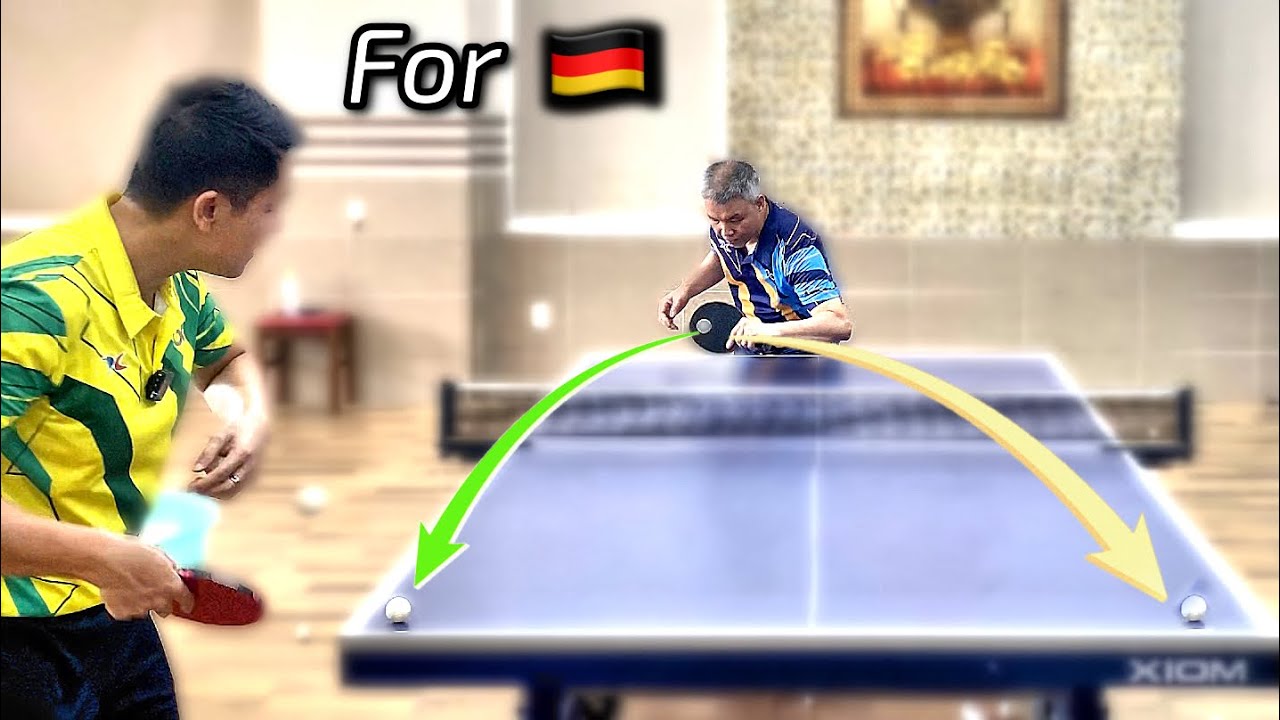 How to do Forehand Push with Long Pimples |  Tutorial for German 🇩🇪
