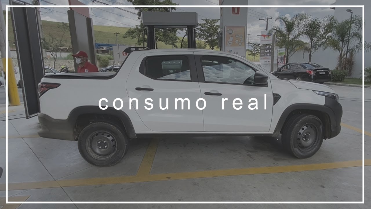 CONSUMO REAL do FIAT STRADA 1.4 ENDURANCE 2022 ⛽ | Aferi&ccedil;&atilde;o na BOMBA!