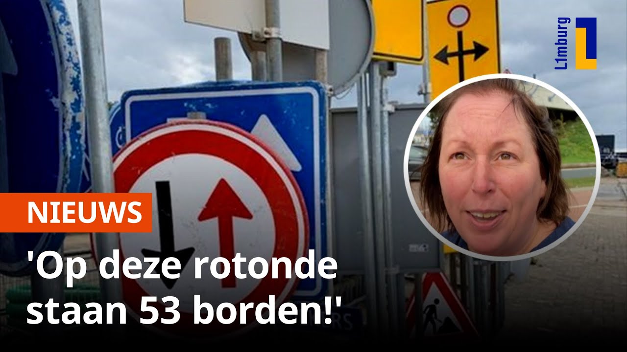 Gemeente Meerssen heeft last van te veel verkeersborden ⛔ | 1Limburg
