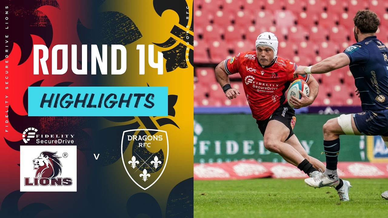 FidelitySecureDrive Lions v Dragons RFC | Highlights | Round 14 | URC 2025/26