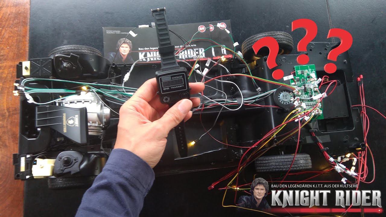 #Fanhome Knight Rider K.I.T.T. Bausatz Ausgabe 44+45+46 Beleuchtung, Comlink, Funktionstest