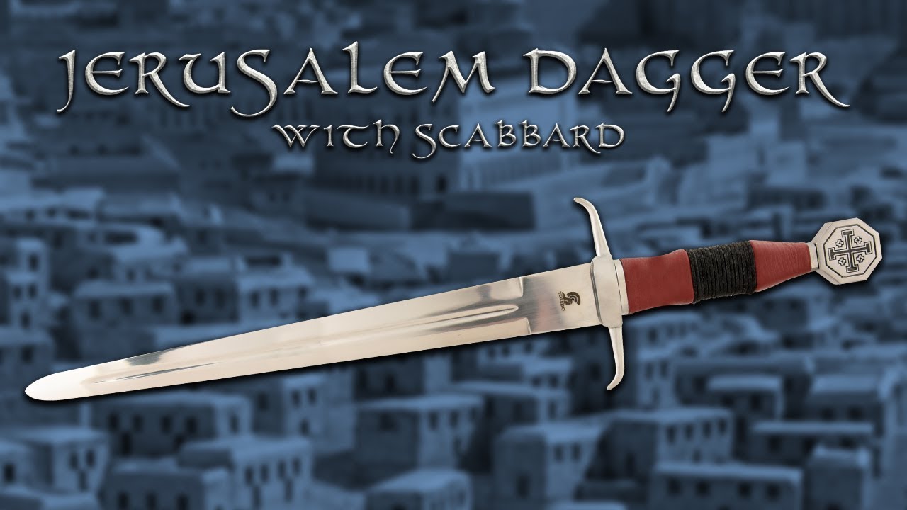 SG2516V Jerusalem Dagger with Scabbard from Medieval Collectibles