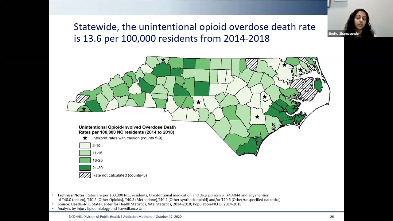 Public Health and Epidemiology Update: NC Drug Overdose Data Update and State Measures