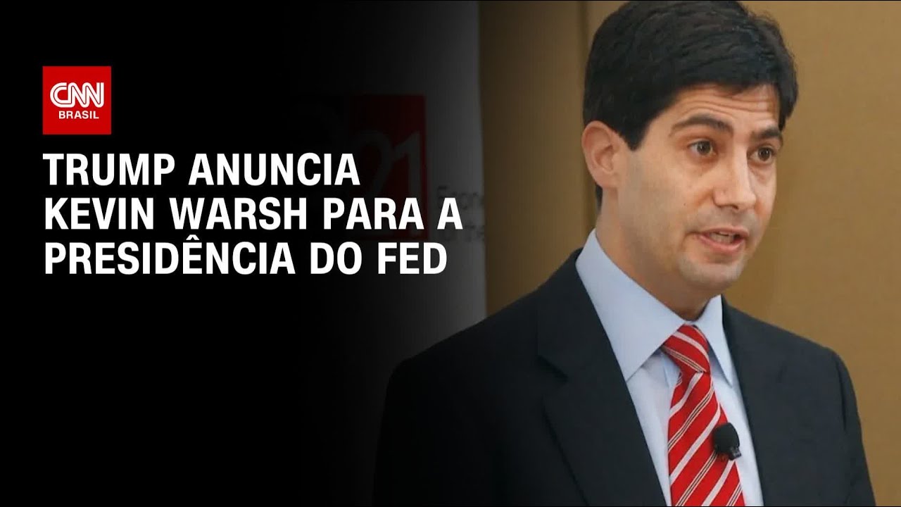 Trump anuncia Kevin Warsh para a presidência do Fed nesta sexta-feira (30) | LIVE CNN