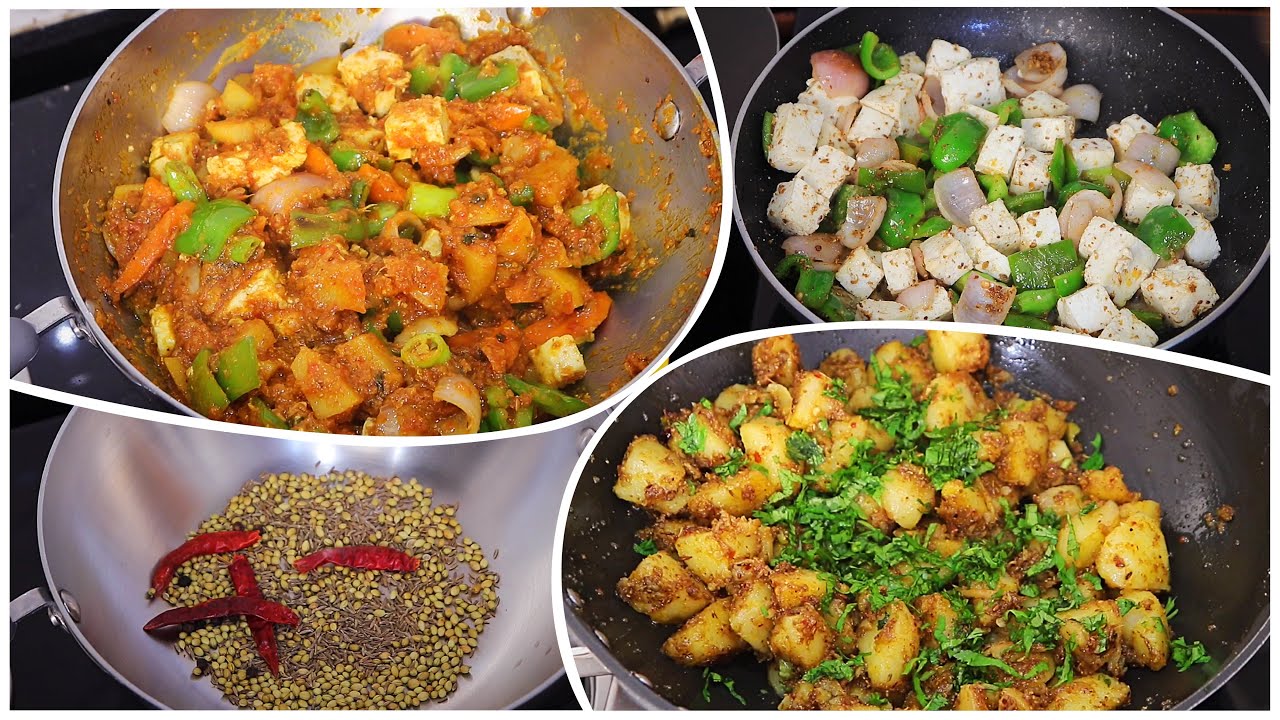 Super Tasty Breakfast & Dinner Recipes | KADAI MIX VEG Recipe | JEERA ALOO Recipe | vlog