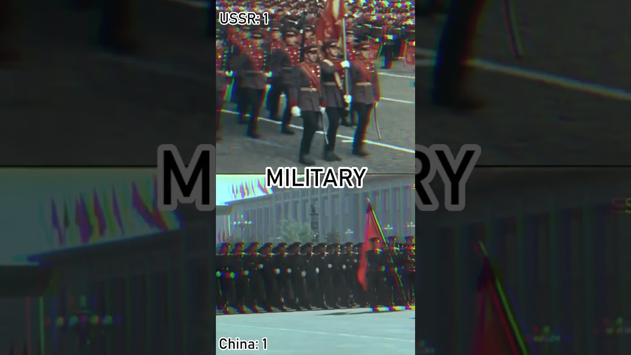 USSR vs PRC (China) 1962, comparison #history #coldwar #china #russia #sovietunion #chinamemes
