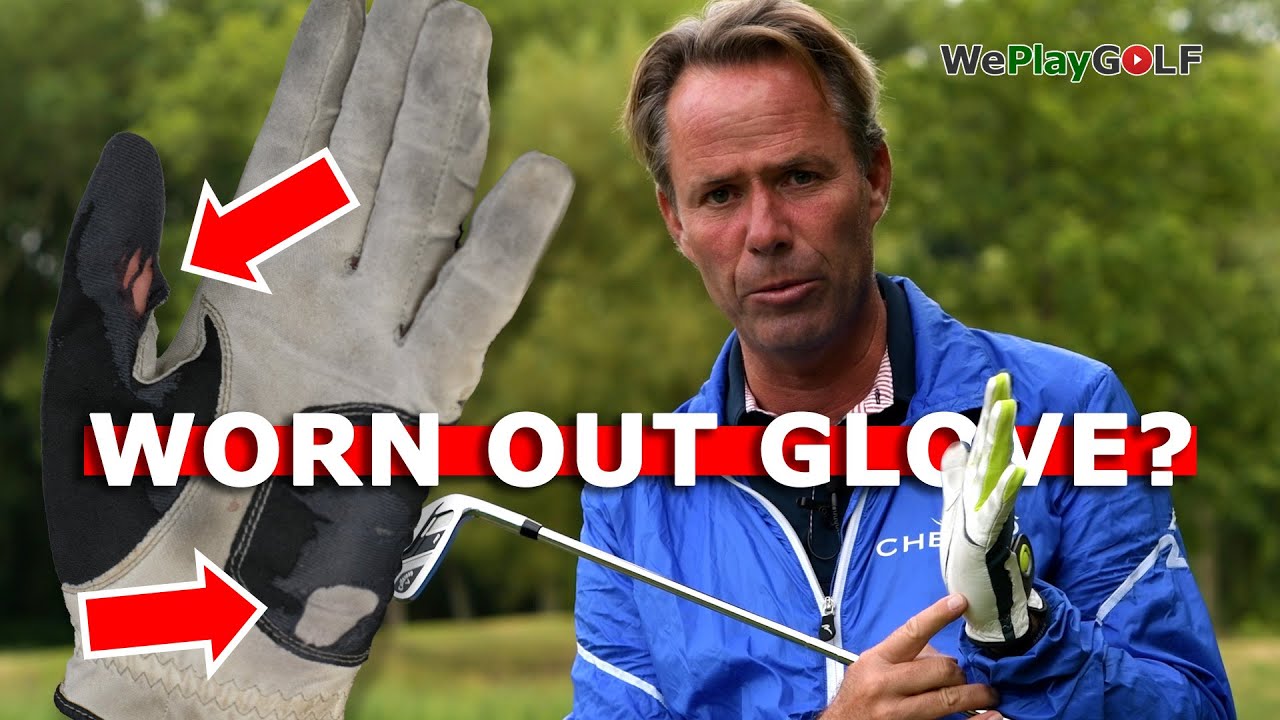 Your worn out golf glove tells you what you are doing wrong in you golf swing! Save your glove!