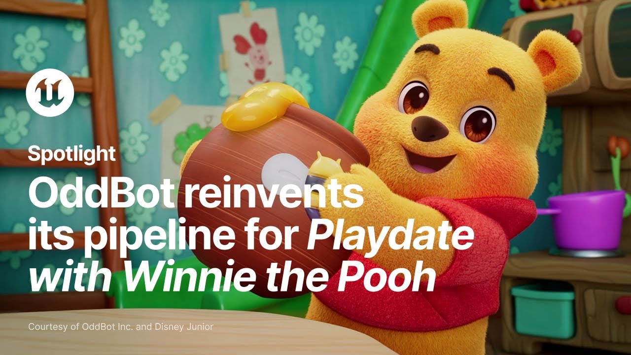 OddBot reinvents its animation pipeline for ‘Playdate with Winnie the Pooh’