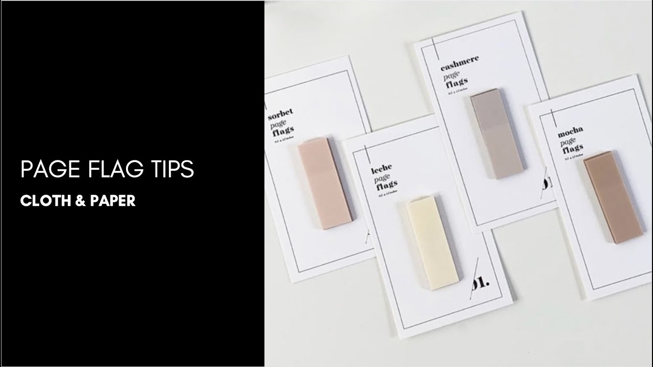 Planner Tips: How to Use Your Page Flags Creatively AND Functionally | Cloth & Paper