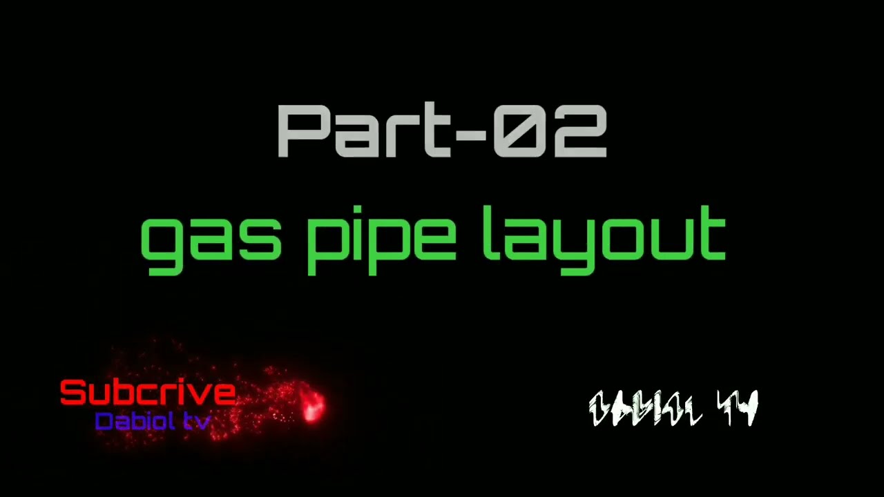 how to layout gas pipe plus (Foster) canvas cloth coating || part-02