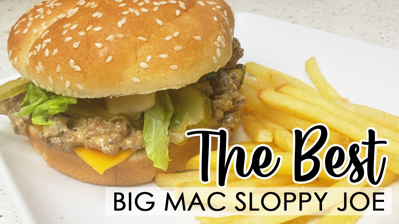 Best Big Mac Sloppy Joes - Homemade Special Sauce - Satisfy your McDonald's Craving - HOW TO RECIPE