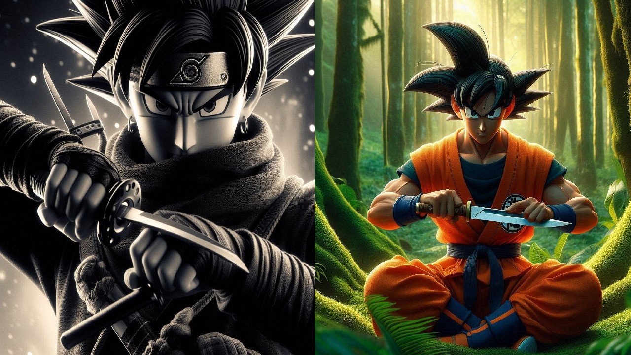 QHPS: Goku en Naruto. El Ninja Son Goku. PELÍCULA COMPLETA.