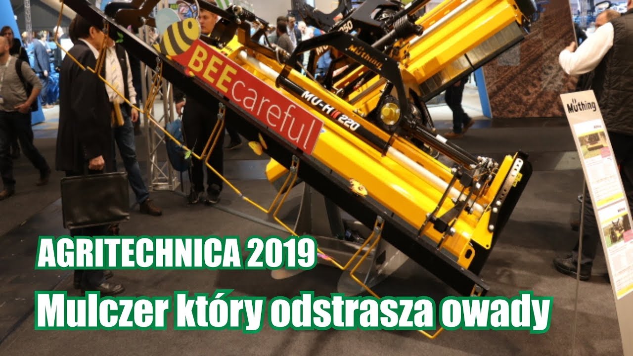 Mulczer kt&oacute;ry odstrasza owady firmy Muthing - Agritechnica 2019