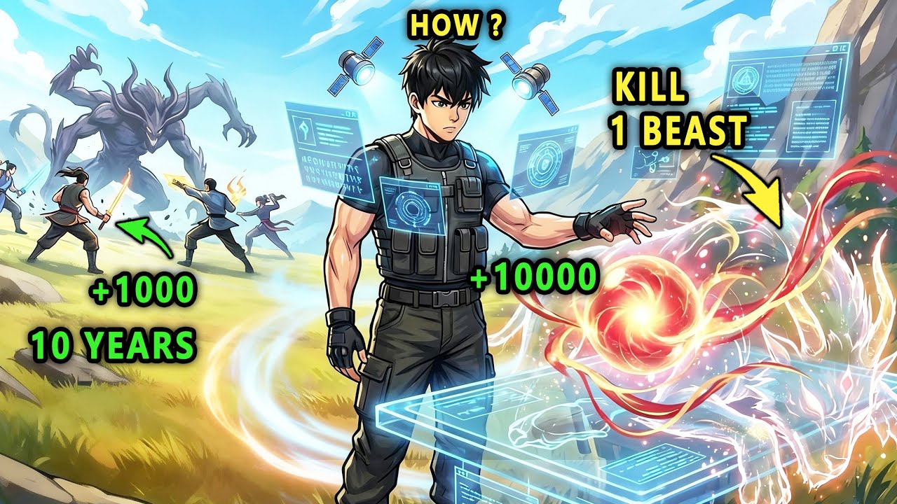 Others train 10 years for vitality—I surpass it by killing 1 beast（+10000）.