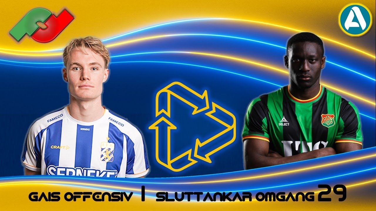 GAIS Offensiven ⚽ LOCKAR | SLUTTANKAR 🤔 OMGÅNG 2️⃣9️⃣ | ALLSVENSKAN FANTTASY