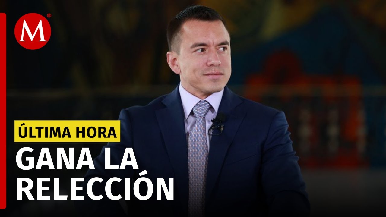 Daniel Noboa es reelecto como presidente de Ecuador; oposici&oacute;n no acepta resultados