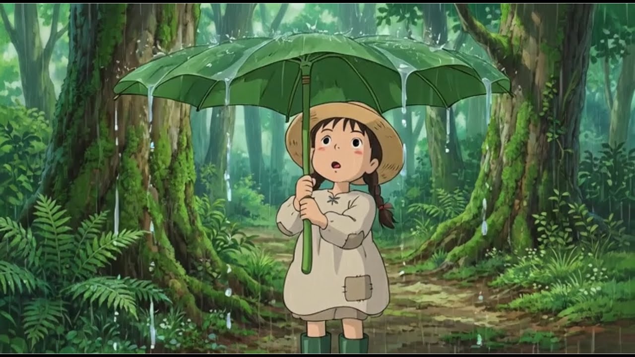 A Quiet Day in the Lotus Valley | Calm & Cozy Moments | Relaxing Ghibli Music