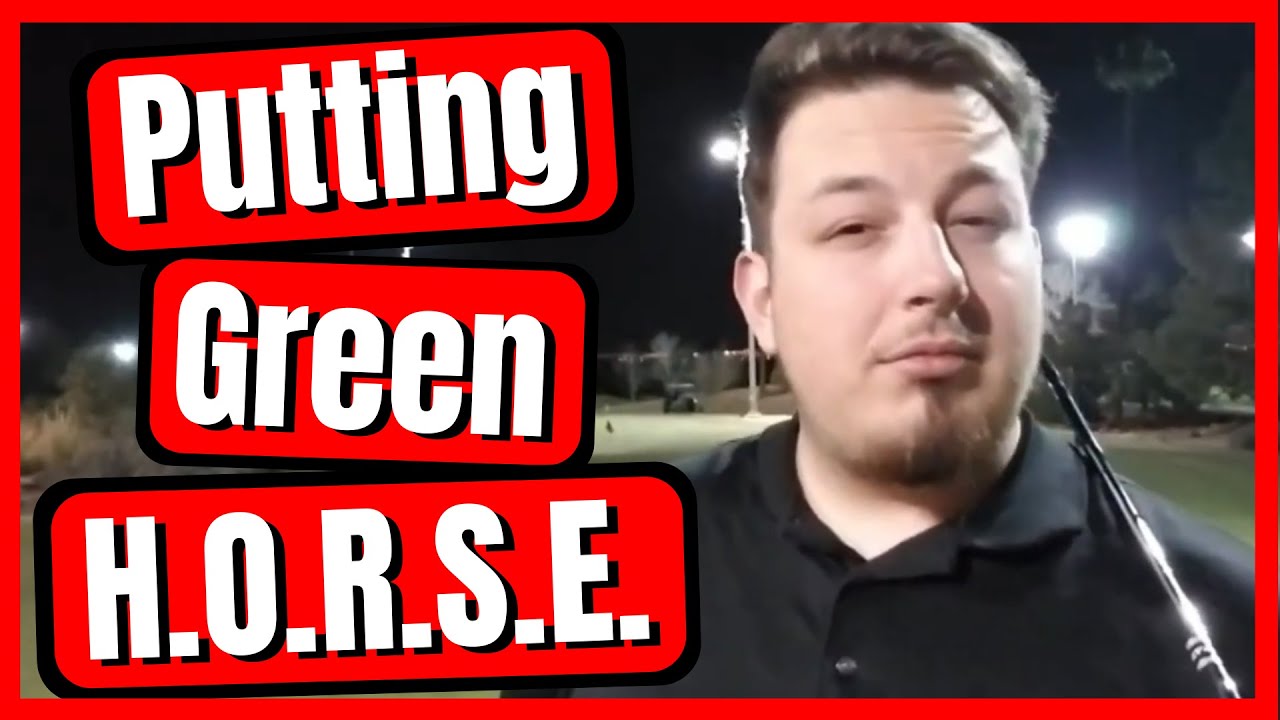 Las Vegas Night golf: Putting Green Horse Challenge!