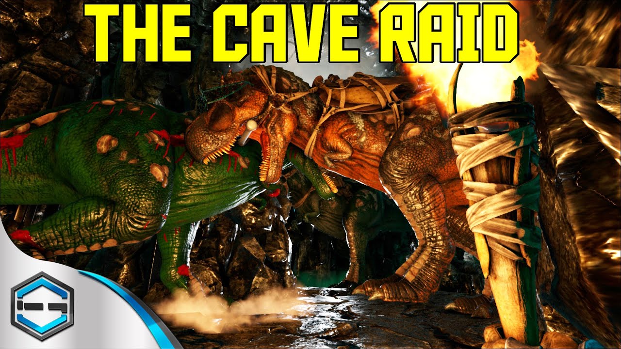 Ark Survival Evolved The Cave Raid