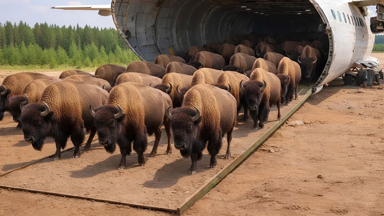 The U.S. released 16 bison into a “dead” landscape — and what happened next was astonishing.