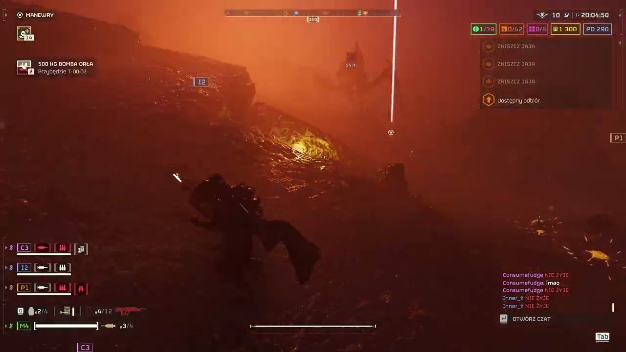 HELLDIVERS 2 - Bile Titan surviving direct hit in head from Eagle 500kg Bomb