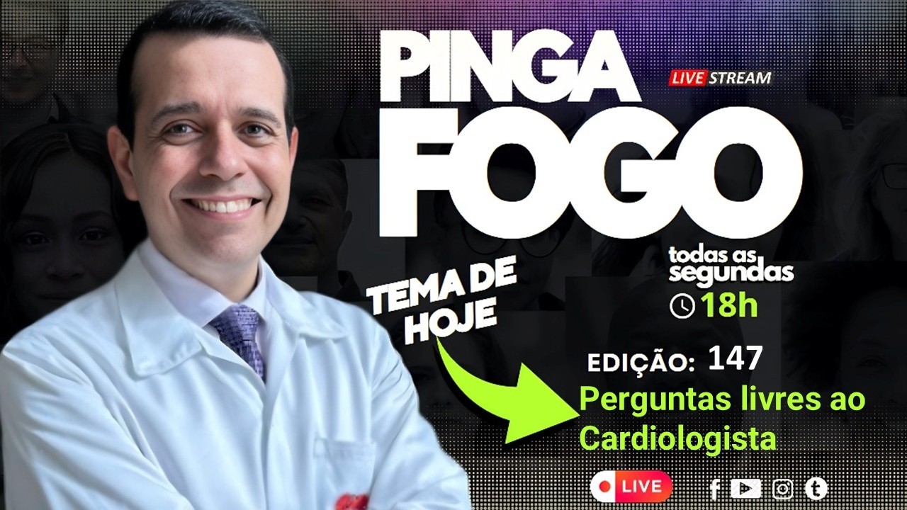 Live #147: Pinga Fogo🔥na Cardiologia - Pergunte TUDO ao Dr. Cotta Jr AO VIVO!