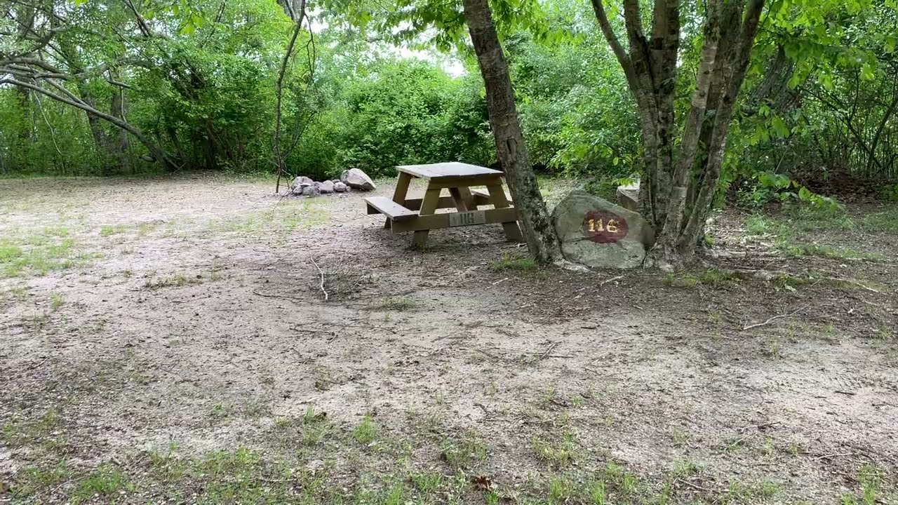 116 Burlingame State Campground Campsite