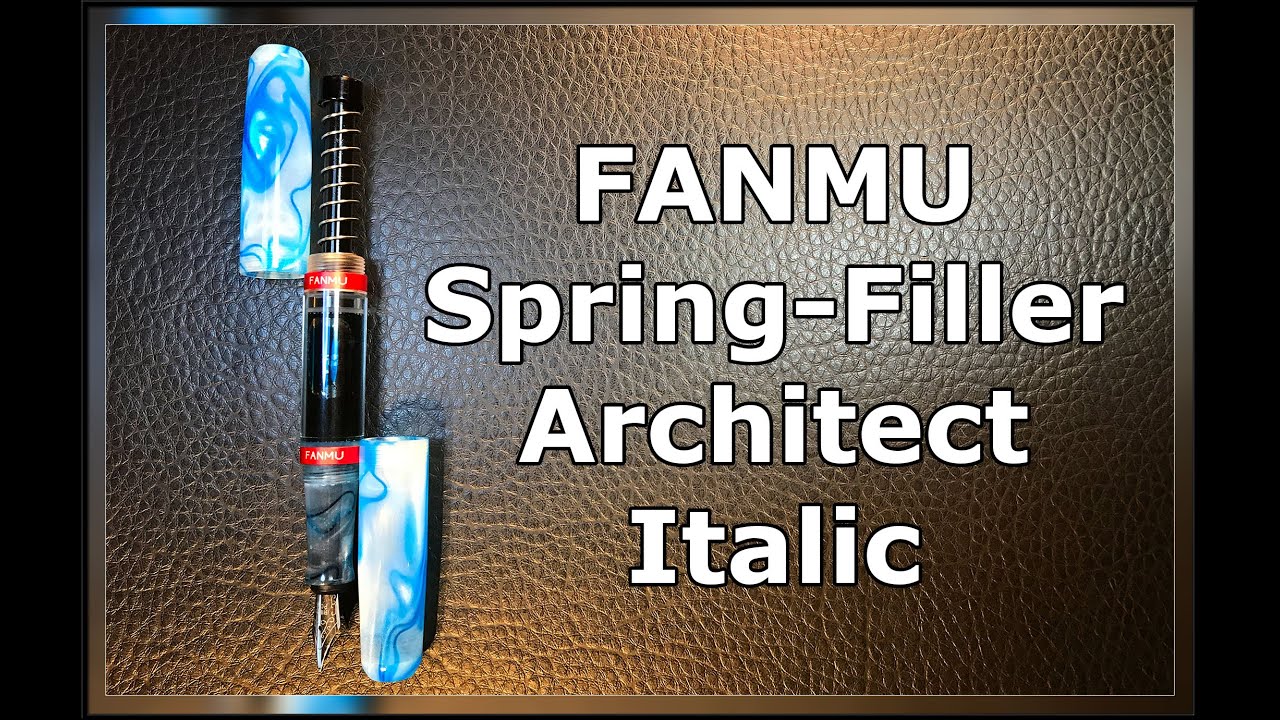Распаковка и обзор перьевой ручки Fanmu Spring Filler 2021 года и замена пера Architect