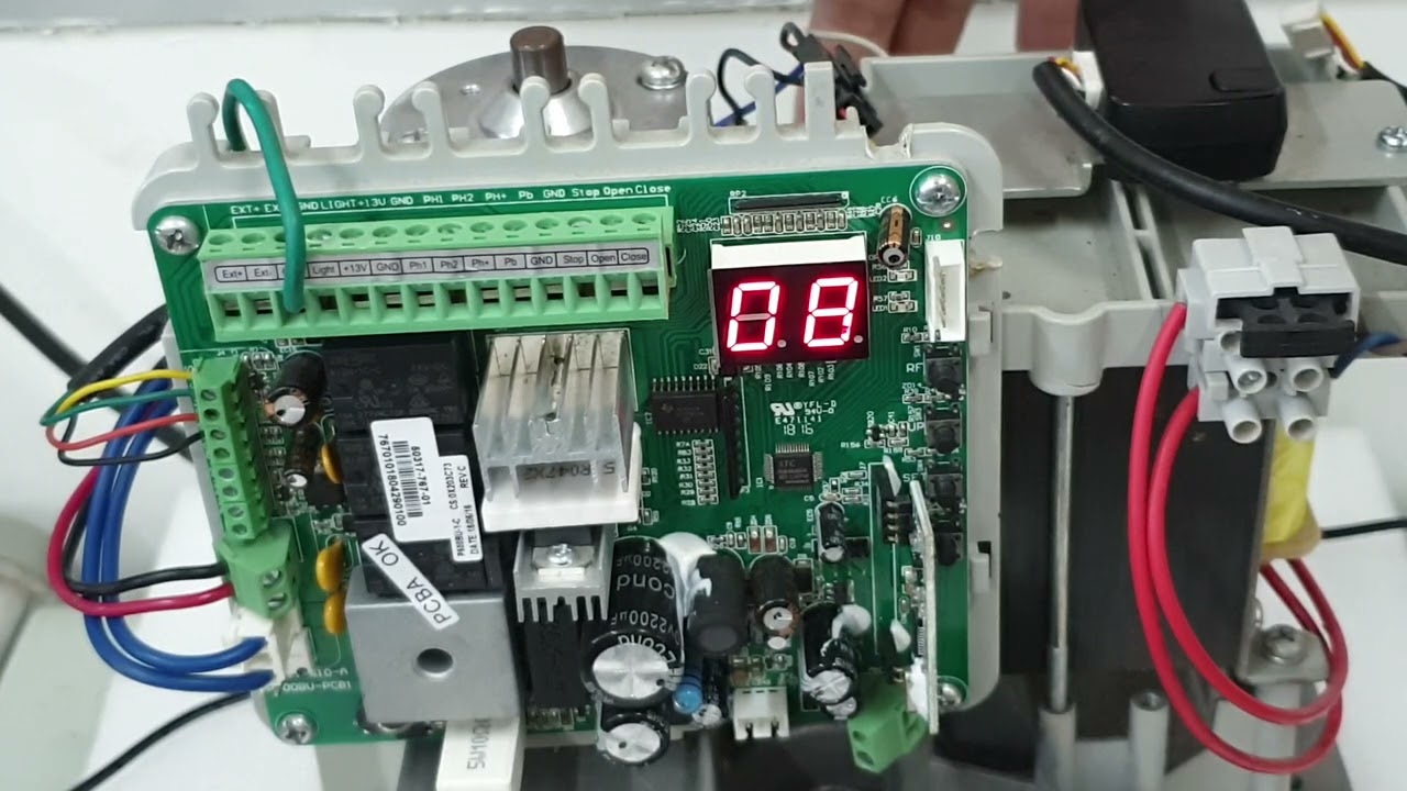 Gate Learning for TMT Automation Sliding Gate Opener Model Boxer