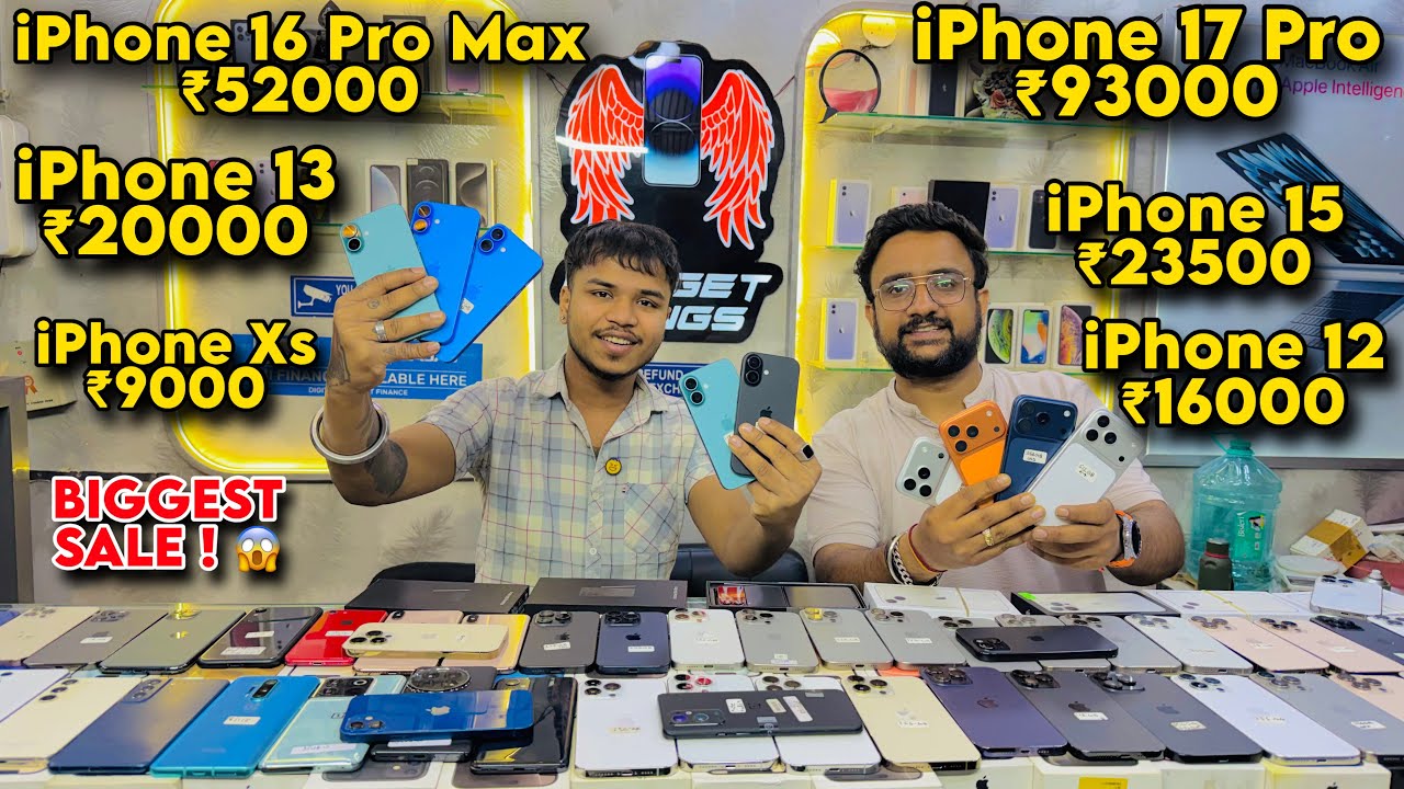 Biggest iPhone Sale Ever 🔥 I Cheapest iPhone Market | Second Hand Mobile | iPhone16 Pro iPhone 17