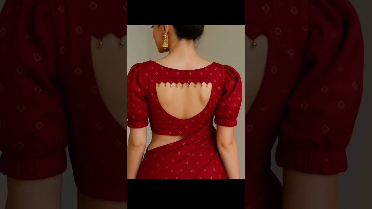 🎊👉Very beautiful blouse back neck stylist collection blouse designs&nbsp;#design​&nbsp;#blousebackneckdesigns​