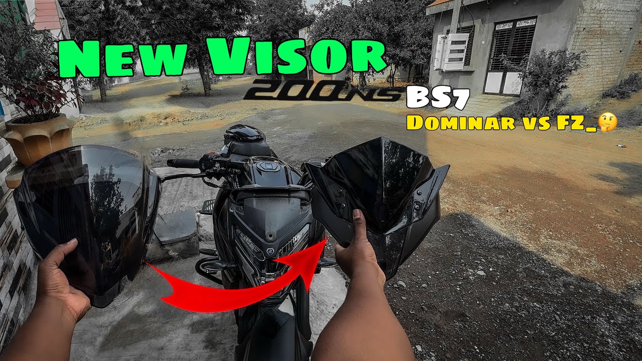 Ns200 Modification New Visor for #ns200 | New Visor installation | #modification #youtubevlogs