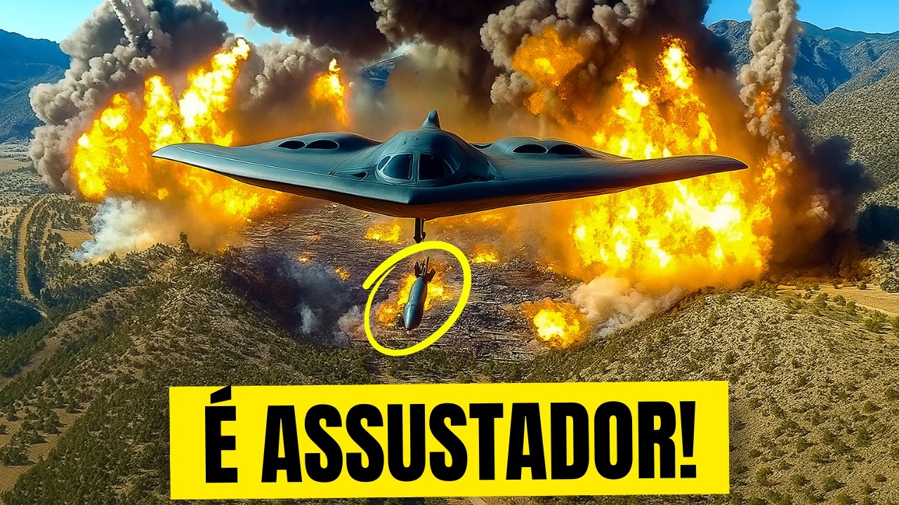 Aterrorizante! Como Funciona a Bomba que Acabou com a Guerra contra o Irã (GBU-57)