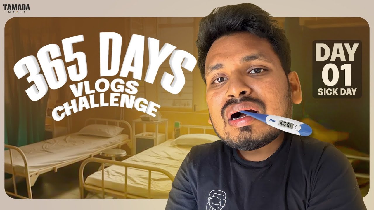 First Day Sick Day Ayipoyindhi 🥲 || 365 Days Vlog Challenge || Day 01 || Akhil Jackson Vlogs