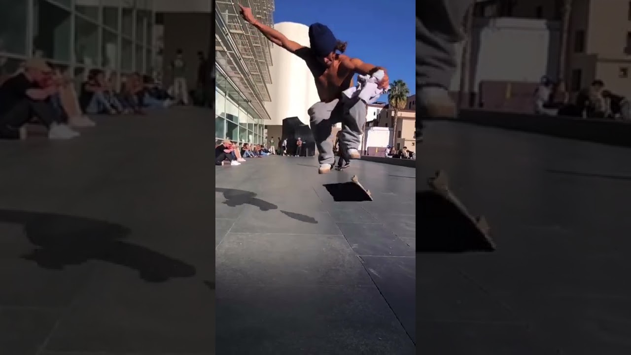 360 FLIP ON A BROKEN BOARD!!!!