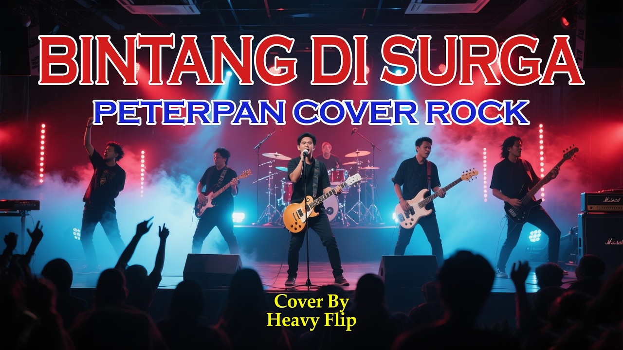 BINTANG DI SURGA - PETERPAN (NOAH) | ROCK COVER VERSION By Heavy Flip (Lyrics)