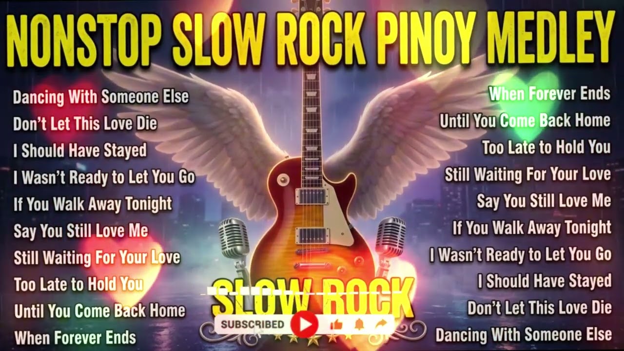Nonstop Slow Rock Medley 70s 80s 90s 💝 Greatest Love Ballads | Mga Lumang Tugtugin
