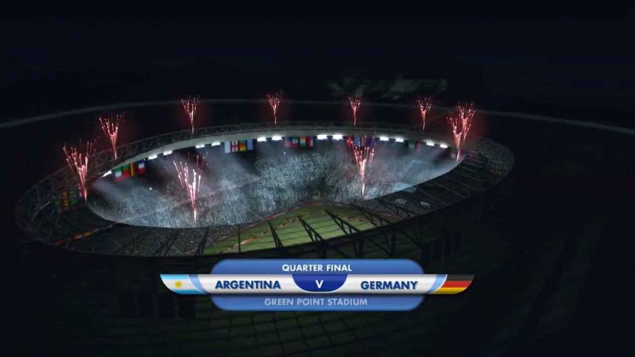 2010 FIFA World Cup Match 59 - Argentina v Germany / Gameplay PlayStation 3 (PS3)