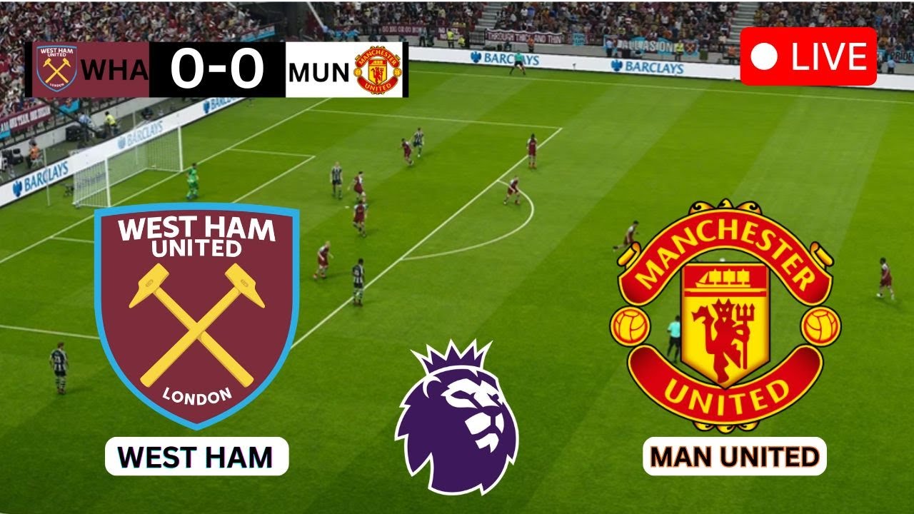 🔴 West Ham vs Man United LIVE | Premier League 2026 | eFootball PES 2021 Gameplay