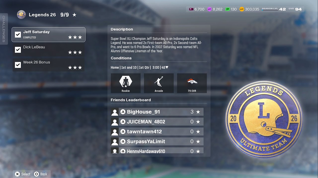 EA Sports Madden NFL 26 Ultimate Team - Legends 