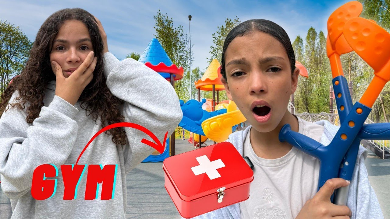 On fait de la Gym après 3 ans ( Lina en béquilles)