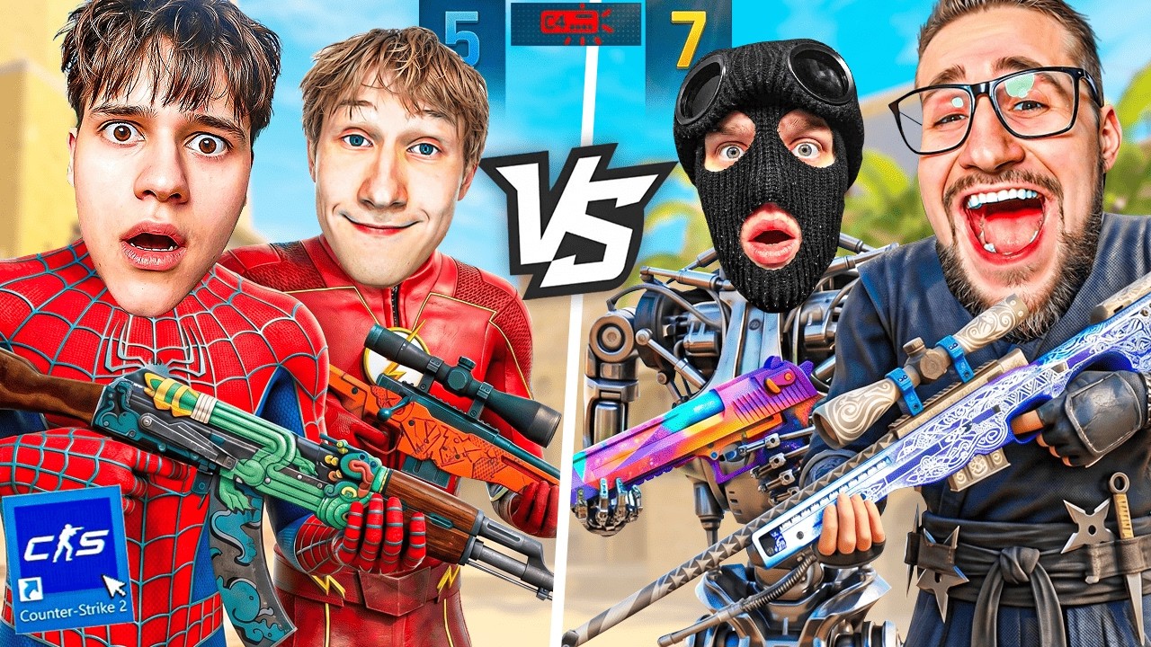 😀БОССЫ vs ПОДСОСОВ в CS2! УГАРНАЯ БИТВА 2 на 2 С МОДАМИ!