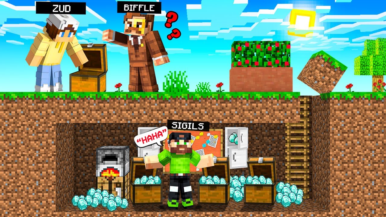 Building a SECRET Storage Vault in Camp Minecraft