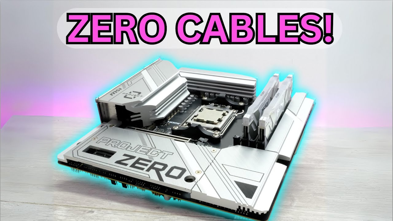 Обзор MSI PROJECT ZERO: бескабельная плата и корпус