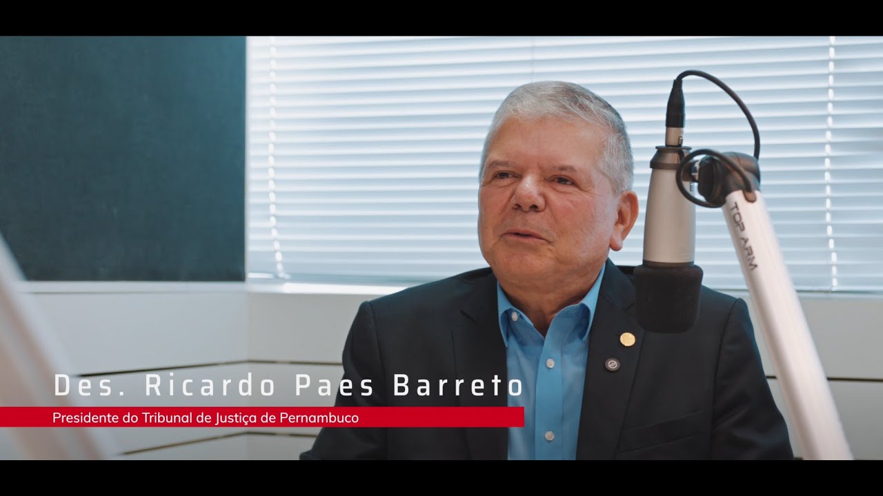 Entrevista com o Presidente do TJPE, Des. Ricardo Paes Barreto no Ponto de Encontro - 09/03/2025