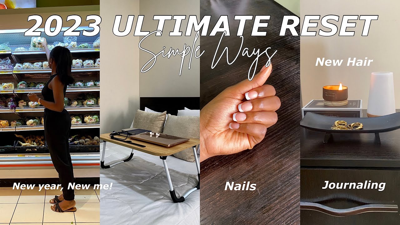 2023 Reset Routine 🌱: new goals, cleaning, room update, lash extensions tutorial + sew-in wash day
