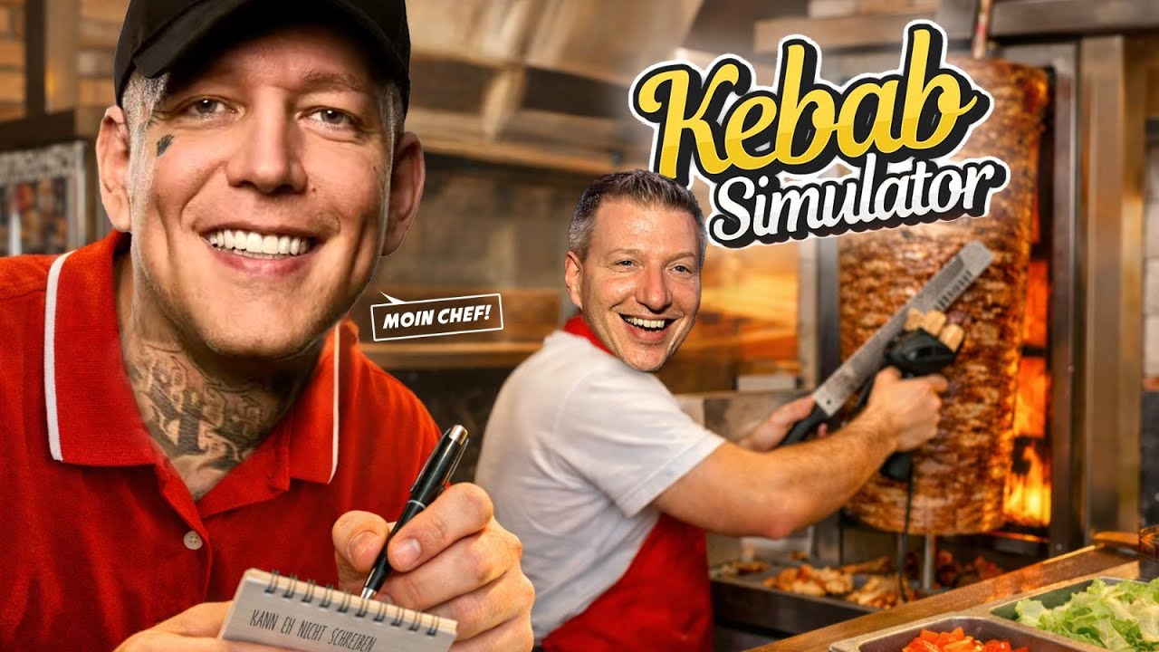 RAGE IN DER KÜCHE🤬🤣 mit OPA SCHRADIN | Kebab Simulator | SpontanaBlack