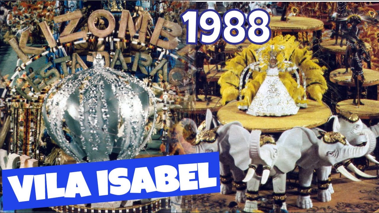 VILA ISABEL 1988 : CAMPEÃ!  KIZOMBA:  DESFILE HISTÓRICO!  #carnaval #samba #vilaisabel